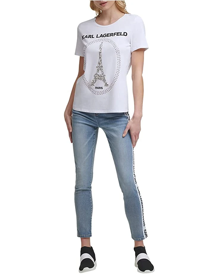 Karl Lagerfeld Paris Bead Eiffel w/ Circle | Shirts & Tops 5 Karl Lagerfeld Paris Bead Eiffel w/ Circle | Shirts & Tops - Image 3