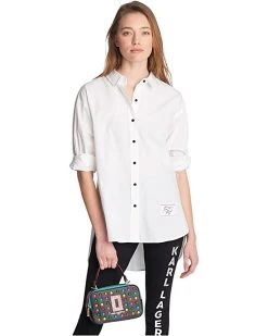 Karl Lagerfeld Paris Karl Cuff Shirt | Shirts & Tops