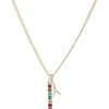 Karl Lagerfeld Paris Pave Bar Pendant Necklace | Necklaces