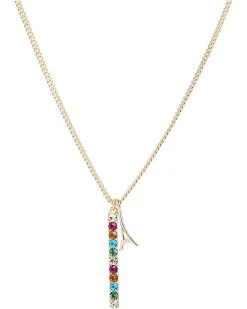 Karl Lagerfeld Paris Pave Bar Pendant Necklace | Necklaces