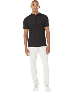 Karl Lagerfeld Paris Pique "Kl" Henley | Shirts & Tops -My Edge Style Sales Store 51aC9JnhgpL. AC SR736920