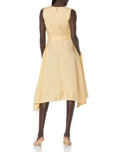 Karl Lagerfeld Paris Women's Linen Midi Dress | Dresses -My Edge Style Sales Store 61 G29UYhZL. AC SR736920