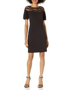 Karl Lagerfeld Paris Women's Scuba Crepe Sheath Dress | Dresses -My Edge Style Sales Store 616nAGV7abL. AC SR736920