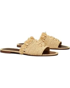 Tory Burch Eleanor Raffia Slide | Sandals