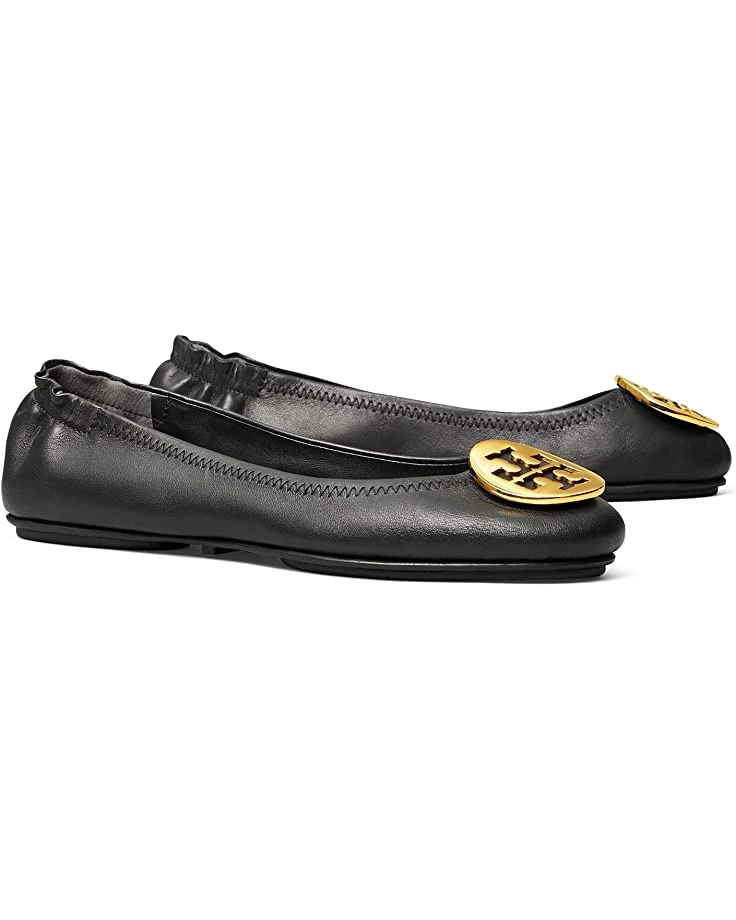 Tory Burch Minnie Travel Ballet w/ Metal Logo | Flats 3 Tory Burch Minnie Travel Ballet w/ Metal Logo | Flats