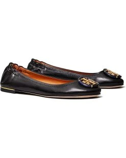 Tory Burch Minnie Ballet w/ Multi Logo | Flats