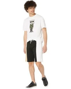 Karl Lagerfeld Paris Color-Blocked Shorts -My Edge Style Sales Store 61EUTPGMVGL. AC SR736920