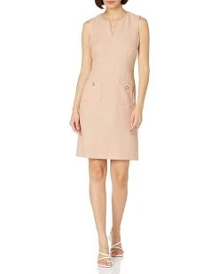 Karl Lagerfeld Paris Women's Tweed Shift Dress with Pockets | Dresses -My Edge Style Sales Store 61FkPt96trL. AC SR736920