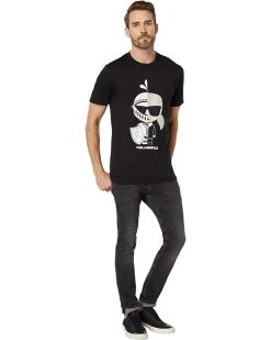 Karl Lagerfeld Paris Split Personality Armor T-Shirt | Shirts & Tops -My Edge Style Sales Store 61HxM4jsztL. AC SR736920