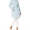 Karl Lagerfeld Paris Women's Cascade Front Wrap Trench Coat | Coats & Outerwear