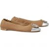 Tory Burch Multi Logo Cap-Toe Ballet | Flats