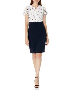 Karl Lagerfeld Paris Women's Eyelet Lace Dress | Dresses