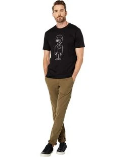 Karl Lagerfeld Paris Short Sleeve Crew Neck T-Shirt with Large Foil Character with Shiny Sunglasses | Shirts & Tops 9 Karl Lagerfeld Paris Short Sleeve Crew Neck T-Shirt with Large Foil Character with Shiny Sunglasses | Shirts & Tops -My Edge Style Sales Store 61XH J0LvtL. AC SR736920