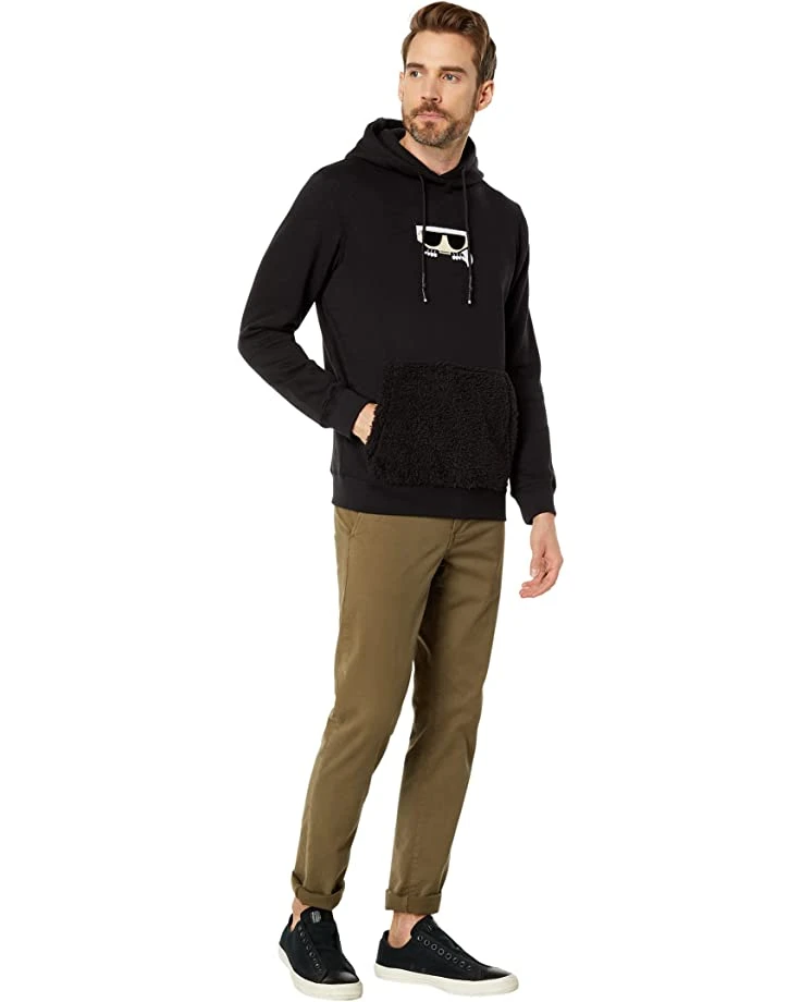 Karl Lagerfeld Paris Hoodie with Flat Head Karl and Sherpa Kangaroo Pockets | Hoodies & Sweatshirts 5 Karl Lagerfeld Paris Hoodie with Flat Head Karl and Sherpa Kangaroo Pockets | Hoodies & Sweatshirts - Image 4