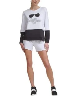 Karl Lagerfeld Paris Color-Block Sweatshirt | Hoodies & Sweatshirts -My Edge Style Sales Store 61Z73osCeuL. AC SR736920