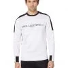 Karl Lagerfeld Paris Color-Block Logo Neoprene Pullover w/ Textured Back | Hoodies & Sweatshirts -My Edge Style Sales Store 61bZMCjwO0L. AC SR736920