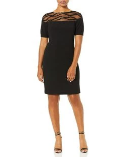 Karl Lagerfeld Paris Women's Scuba Crepe Sheath Dress | Dresses
