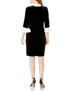 Karl Lagerfeld Paris Women's Long Sleeve Sheath Dress with Pearl Necklace | Dresses 5 Karl Lagerfeld Paris Women's Long Sleeve Sheath Dress with Pearl Necklace | Dresses -My Edge Style Sales Store 61fIlSW1BfL. AC SR736920