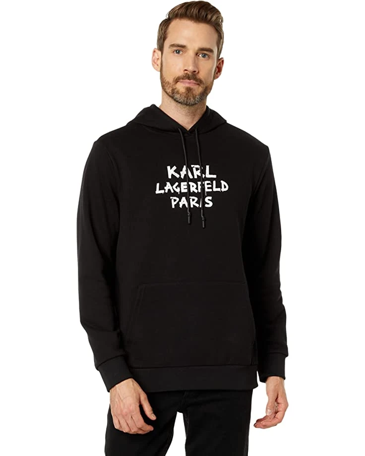 Karl Lagerfeld Paris Hoodie with Grafitti Logo | Hoodies & Sweatshirts 3 Karl Lagerfeld Paris Hoodie with Grafitti Logo | Hoodies & Sweatshirts