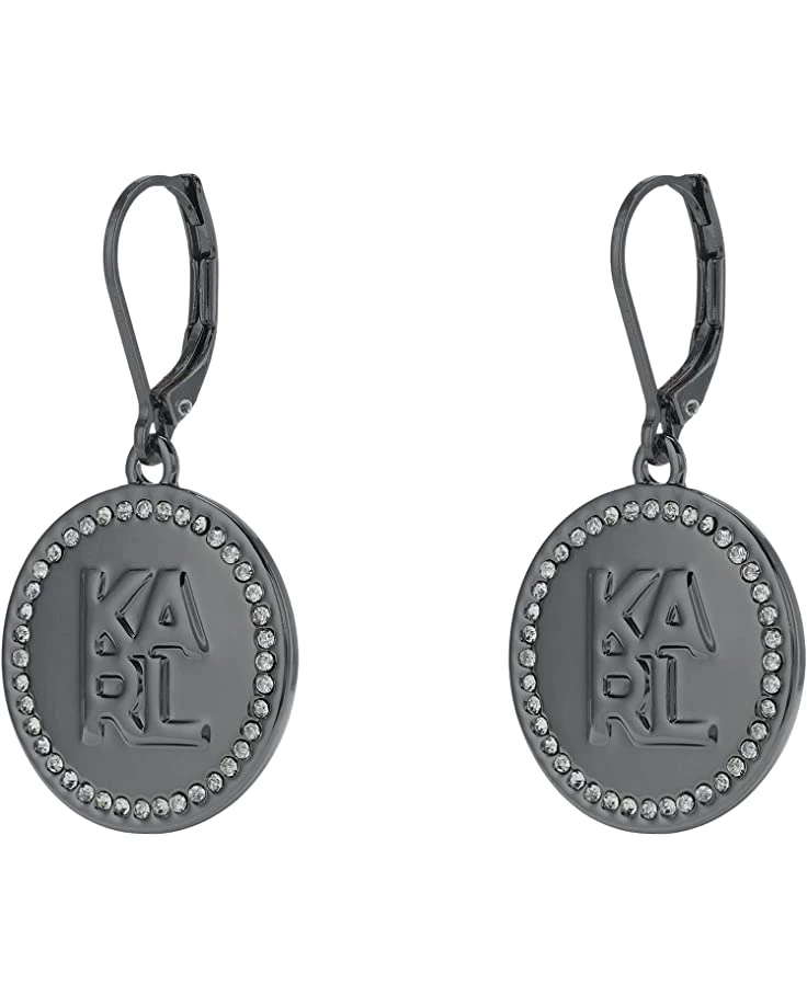 Karl Lagerfeld Paris Coin Drop Earrings 3 Karl Lagerfeld Paris Coin Drop Earrings