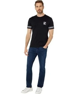 Karl Lagerfeld Paris Logo Tee with Armband | Shirts & Tops -My Edge Style Sales Store 61pQfnhwHsL. AC SR736920