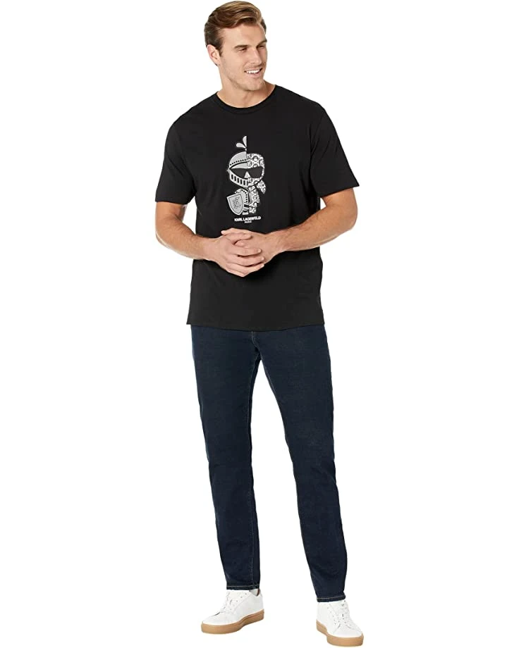 Karl Lagerfeld Paris Split Personality Crew Neck T-Shirt | Shirts & Tops 6 Karl Lagerfeld Paris Split Personality Crew Neck T-Shirt | Shirts & Tops - Image 4