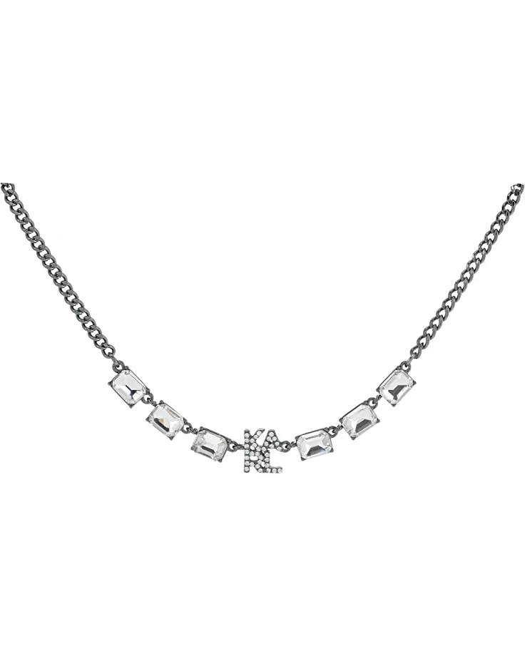 Karl Lagerfeld Paris Logo Frontal Necklace | Necklaces 3 Karl Lagerfeld Paris Logo Frontal Necklace | Necklaces