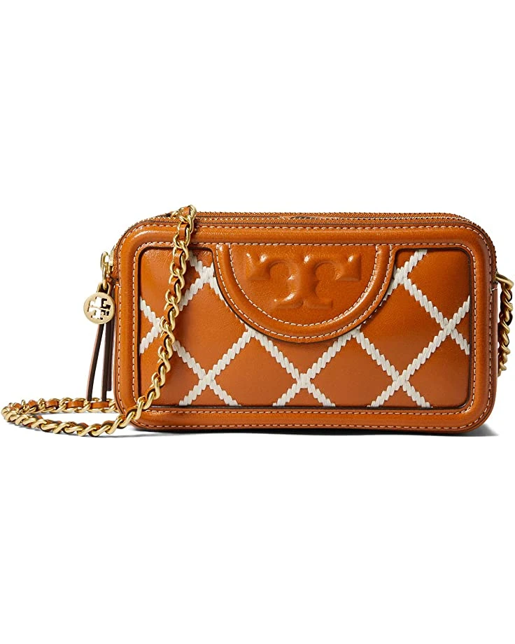 Tory Burch Fleming Pop Quilt Double-Zip Mini Bag | Handbags 3 Tory Burch Fleming Pop Quilt Double-Zip Mini Bag | Handbags