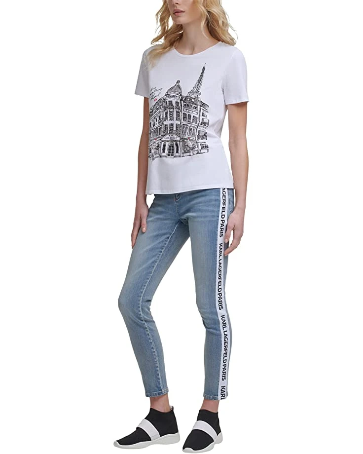 Karl Lagerfeld Paris City Scene Tee | Shirts & Tops 5 Karl Lagerfeld Paris City Scene Tee | Shirts & Tops - Image 3