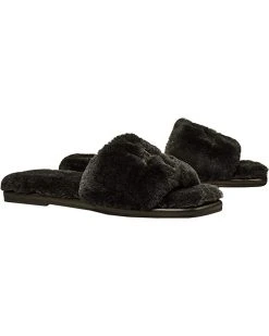 Tory Burch Double T Shearling Slide | Slippers