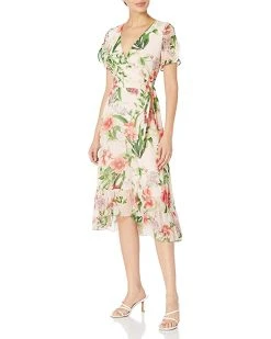 Karl Lagerfeld Paris Women's Short Sleeve Midi Dress | Dresses -My Edge Style Sales Store 71DFPSWA7KL. AC SR736920