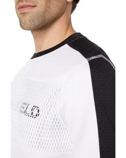 Karl Lagerfeld Paris Color-Block Logo Neoprene Pullover w/ Textured Back | Hoodies & Sweatshirts -My Edge Style Sales Store 71Ho3zKZK8L. AC SR736920