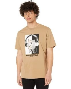 Karl Lagerfeld Paris DJ Split Logo Tee | Shirts & Tops