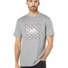 Karl Lagerfeld Paris Textured Square Logo Tee (Flat Print) | Shirts & Tops -My Edge Style Sales Store 71TnYF RD0L. AC SR736920