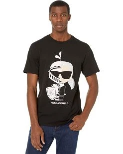 Karl Lagerfeld Paris In Armor Split Logo Tee | Shirts & Tops