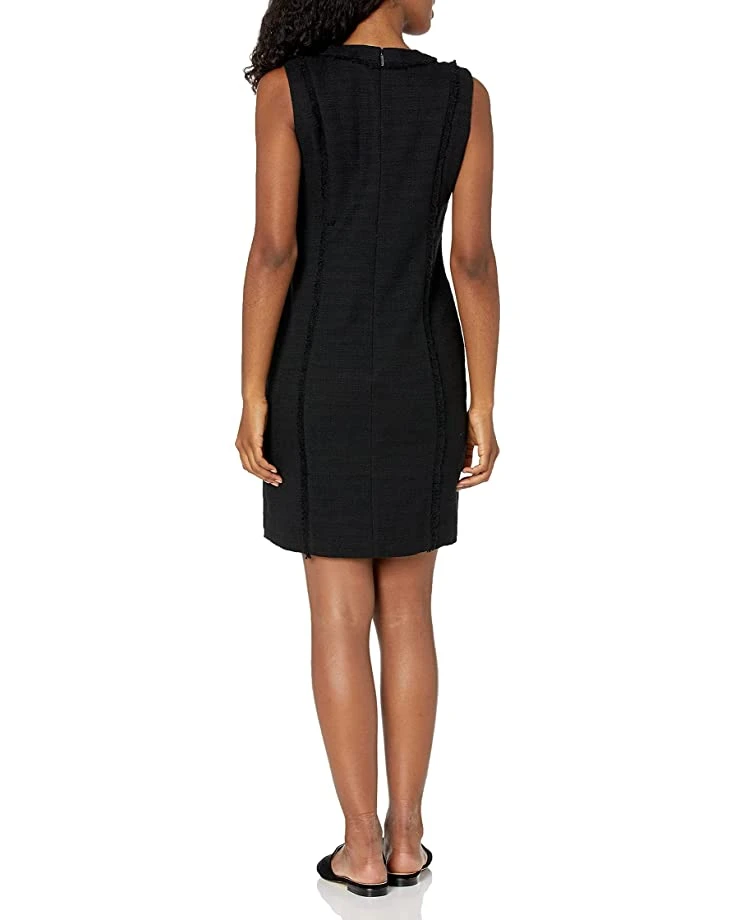 Karl Lagerfeld Paris Karl Lagerfeld Women's Solid Tweed Dress | Dresses 4 Karl Lagerfeld Paris Karl Lagerfeld Women's Solid Tweed Dress | Dresses - Image 2