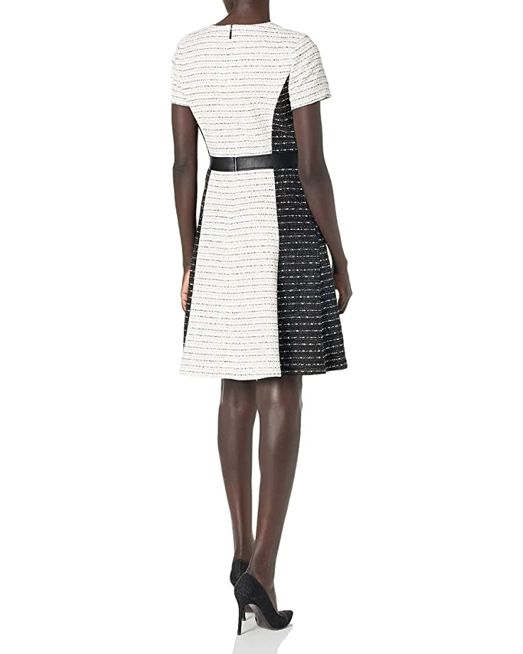 Karl Lagerfeld Paris Dresses Women's Tweed Fit and Flare Dress 4 Karl Lagerfeld Paris Dresses Women's Tweed Fit and Flare Dress - Image 2