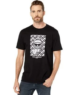 Karl Lagerfeld Paris "Got" with Background Crew Neck T-Shirt | Shirts & Tops