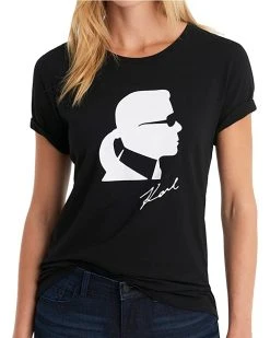 Karl Lagerfeld Paris Karl Silhouette Graphic Tee | Shirts & Tops
