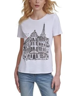 Karl Lagerfeld Paris City Scene Tee | Shirts & Tops