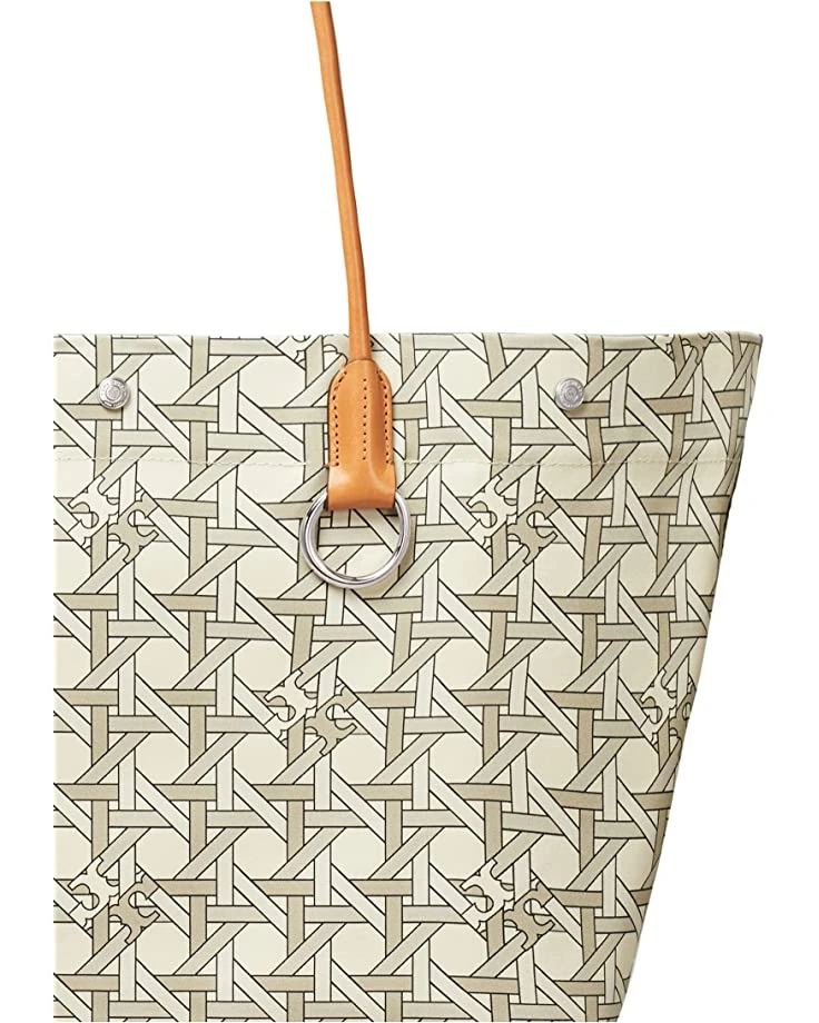 Tory Burch Canvas Basket Weave Tote | Handbags 6 Tory Burch Canvas Basket Weave Tote | Handbags - Image 4