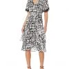 Karl Lagerfeld Paris Women's Grid Print Tiered Chiffon Mid | Dresses 1 Karl Lagerfeld Paris Women's Grid Print Tiered Chiffon Mid | Dresses -My Edge Style Sales Store 819gUG5UxCL. AC SR736920