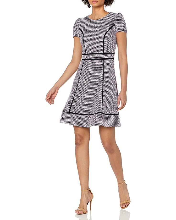Karl Lagerfeld Paris Dresses Women's Tweed Fit and Flare Dress 3 Karl Lagerfeld Paris Dresses Women's Tweed Fit and Flare Dress