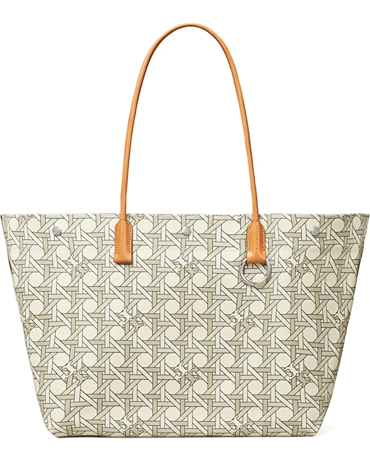Tory Burch Canvas Basket Weave Tote | Handbags 3 Tory Burch Canvas Basket Weave Tote | Handbags