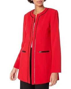 Karl Lagerfeld Paris Karl Lagerfeld Women's Long Sleeve Jacket | Coats & Outerwear