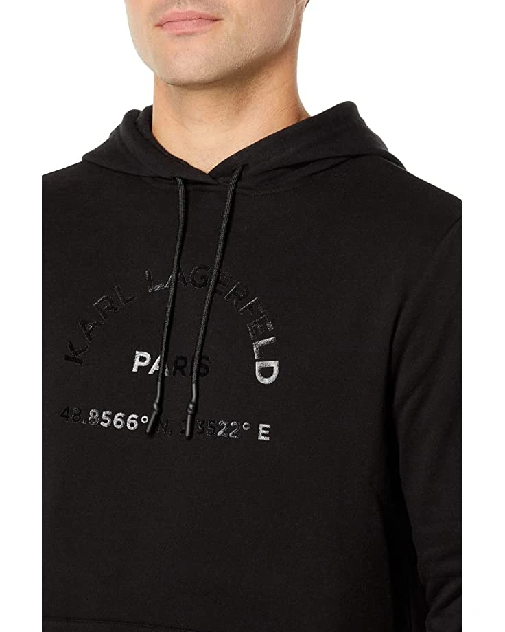 Karl Lagerfeld Paris Latitude/Longitude Hoodie | Hoodies & Sweatshirts 5 Karl Lagerfeld Paris Latitude/Longitude Hoodie | Hoodies & Sweatshirts - Image 3