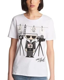 Karl Lagerfeld Paris Photographer Karl Graphic Tee | Shirts & Tops
