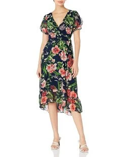 Karl Lagerfeld Paris Women's Short Sleeve Midi Dress | Dresses