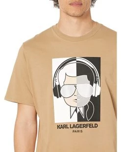 Karl Lagerfeld Paris DJ Split Logo Tee | Shirts & Tops -My Edge Style Sales Store 81eJjzv73xL. AC SR736920