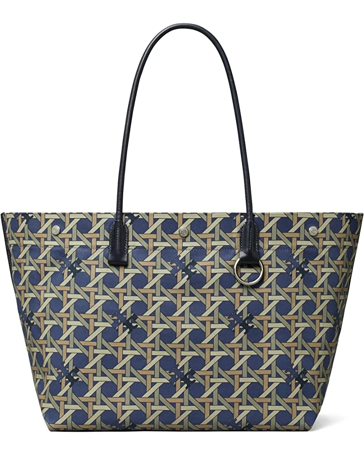 Tory Burch Canvas Basket Weave Tote | Handbags 8 Tory Burch Canvas Basket Weave Tote | Handbags - Image 6